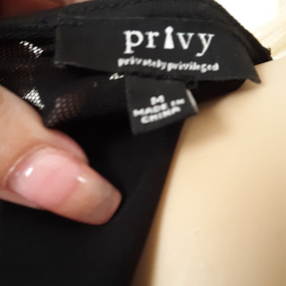 Privy "Privately Privileged" Black Midi Dress - Picture 6 of 6
